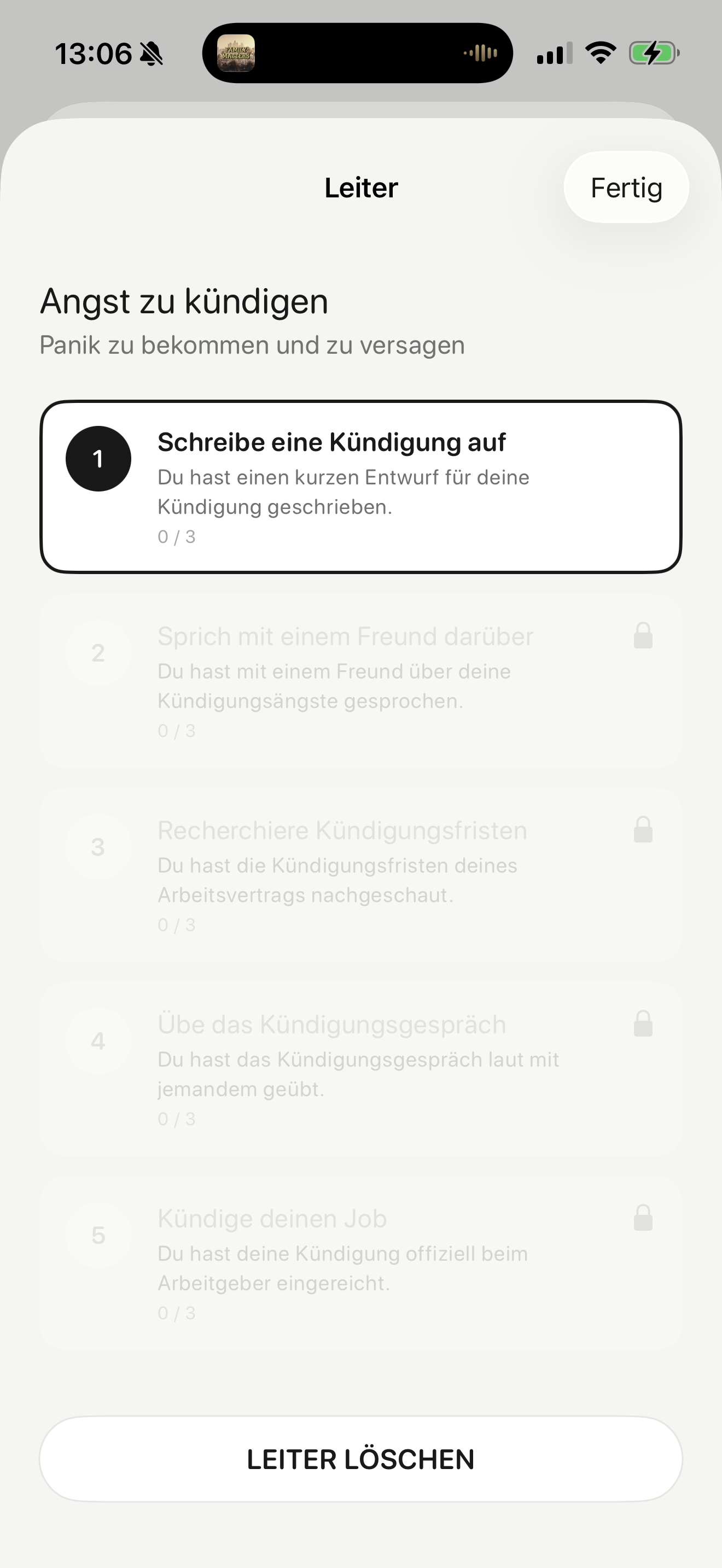 Angstleiter — Schritt für Schritt aus der Vermeidung.